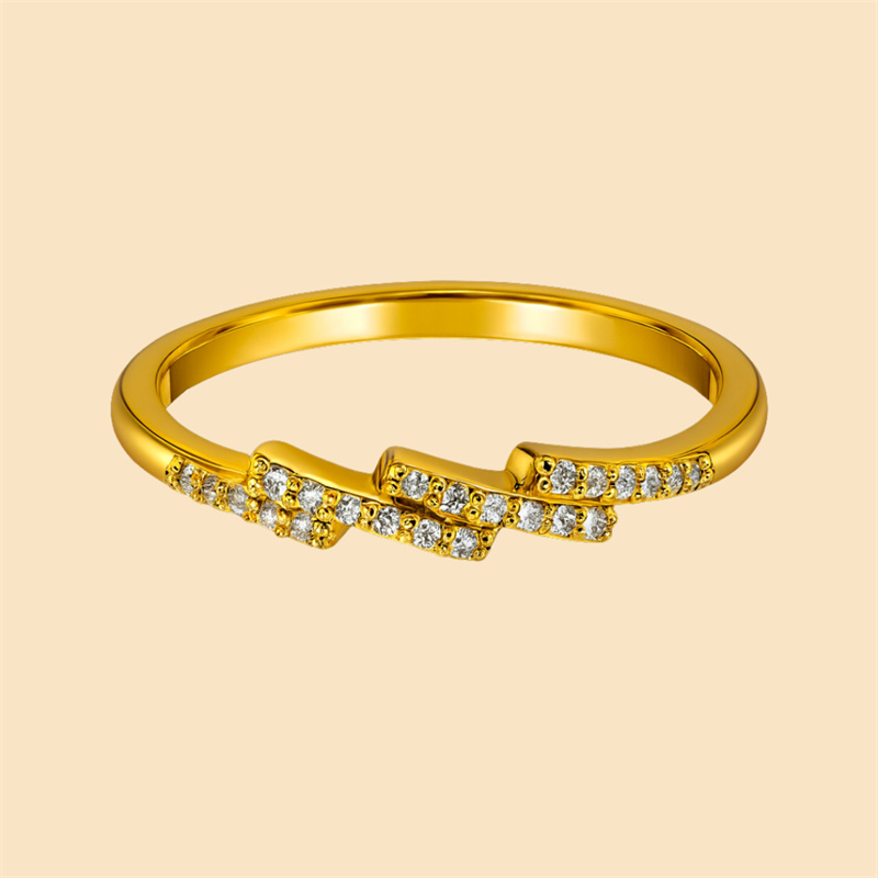 Custom gold plated rings both brass vermeil and sterling silver metal options