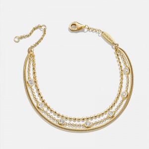 Skye 18K Gold Layered Bracelet custom jewelry manufacturer