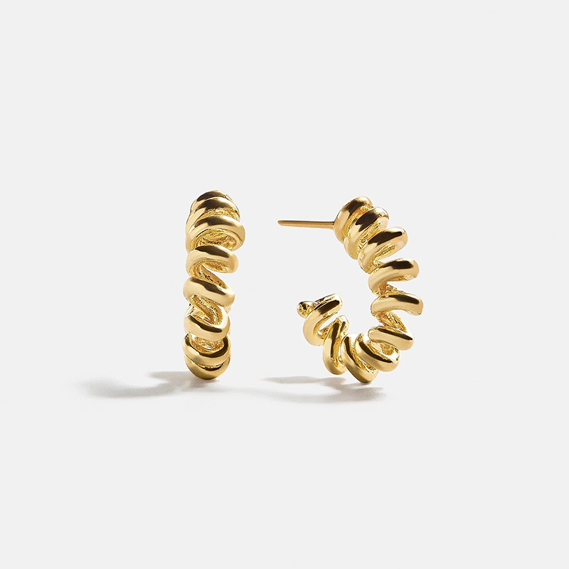 18K Gold Cece Earrings custom OEM ODM Jewelry Factory