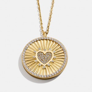 18K Gold Heart Reversible Pendant Necklace Custom Jewelry Manufacturer