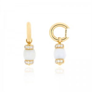 Customized 925 silver CZ earrings in gold plated  jewelry OEM ODM factory
