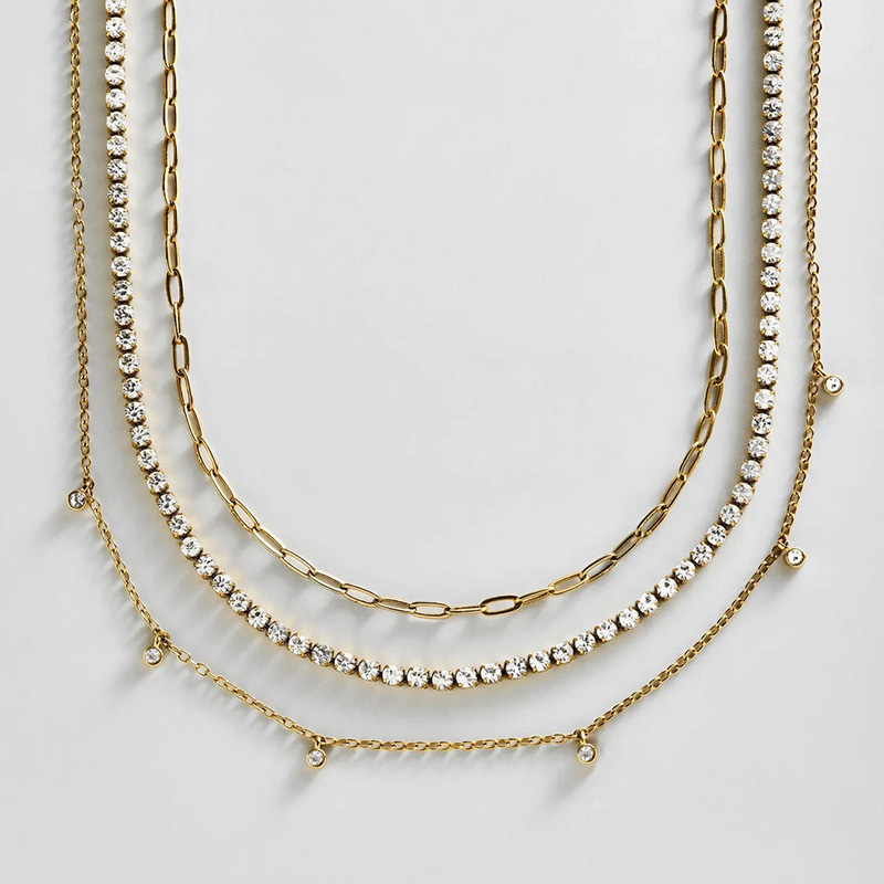 Jewelry Designer Best Choice : OEM ODM Tate Waterproof Necklace Set Manufacturer