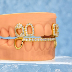 Open Face Bottom Bar Grillz  Diamond Grillz