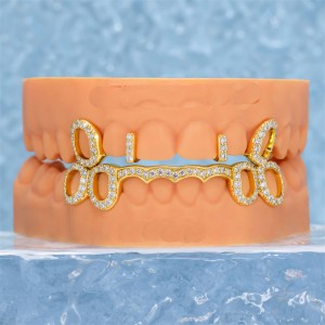 Custom Grillz -Open Wave Diamond Grillz