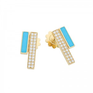 High quality Custom Design silver or brass Earrings Jewelry Company