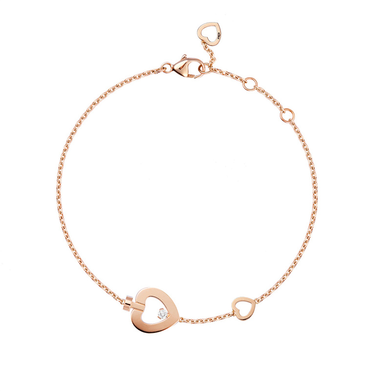 Jewelry OEM ODM service for rose gold filled bracelet in 925 silver