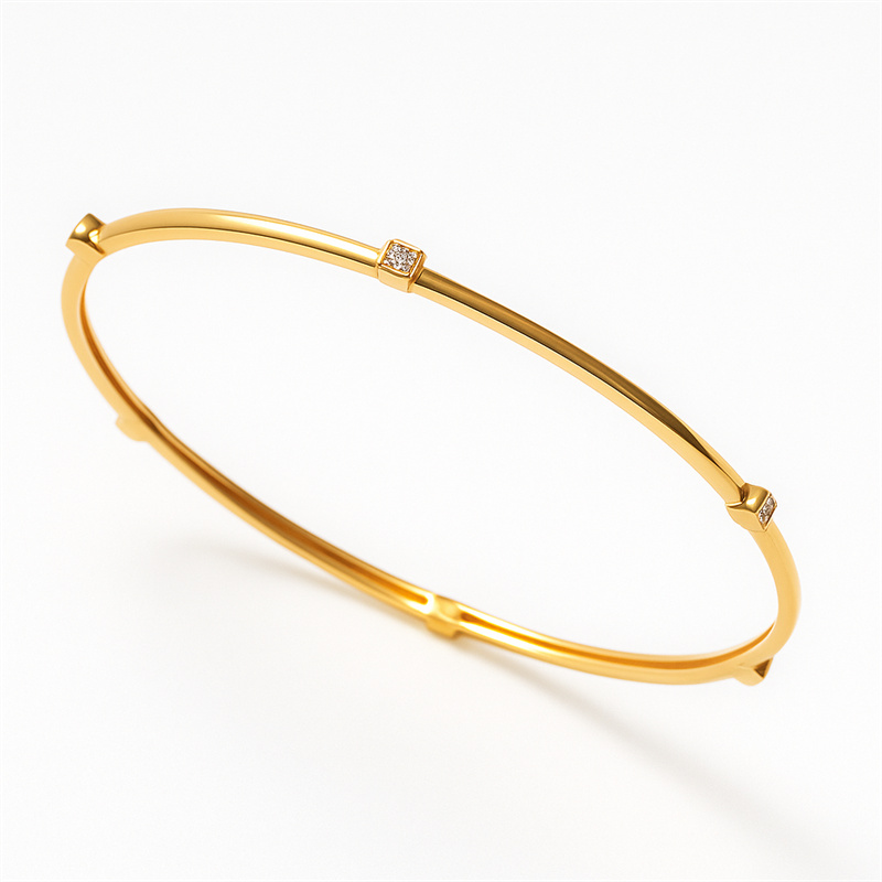 Custom sterling silver bangle with premium standard over 23 years