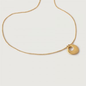 Customize Jewley Factory of Gold Pendant Necklace For Women