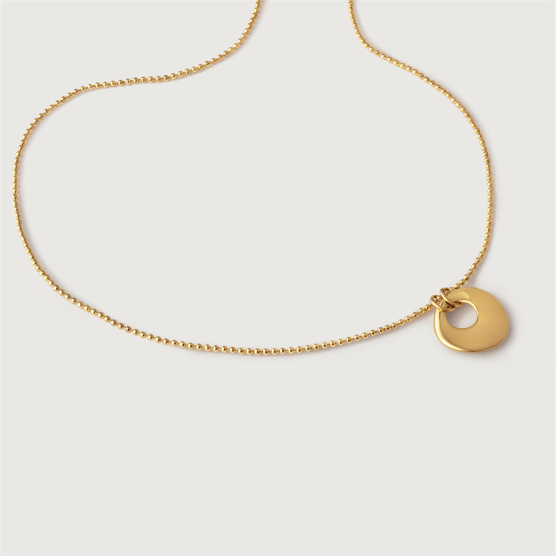 Customize Jewley Factory of Gold Pendant Necklace For Women