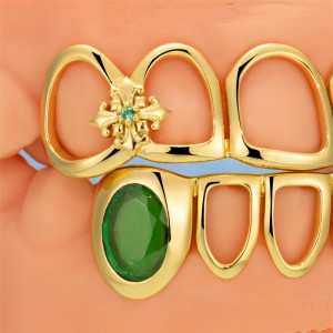 Custom Grillz -lris Cross Open Face Grillz