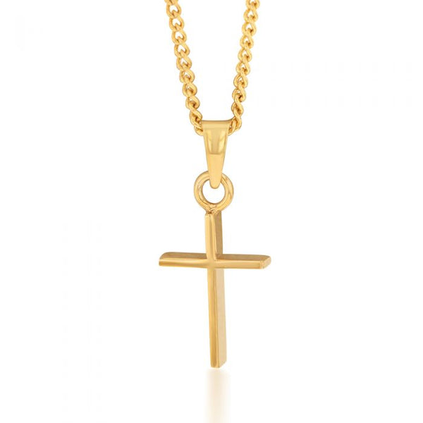JINGYING provide custom design Cross necklace vermeil gold service over 23 years