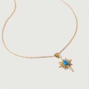 Custom high quality gold plated necklace with clean craftsmanship