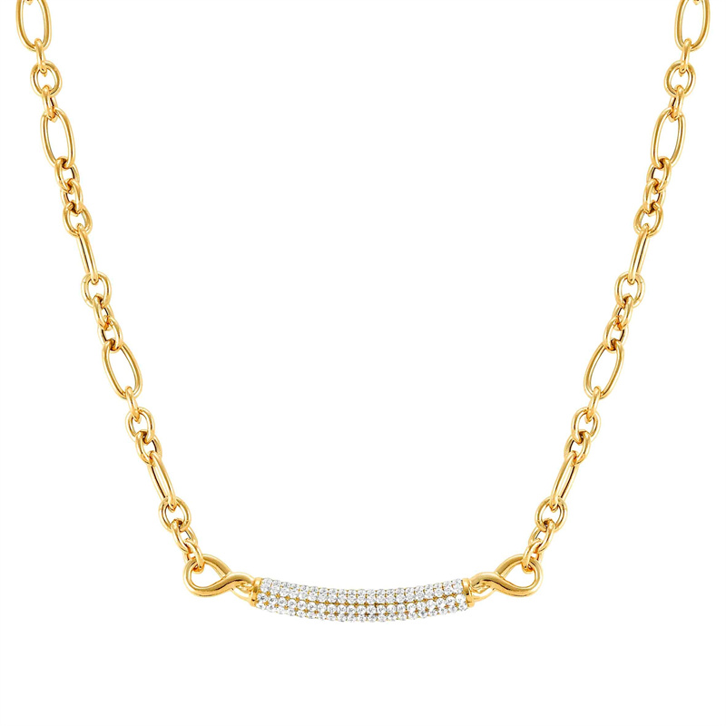 Outsource Jewelry Manufacturer offer long necklace with Bar OEM ODM service
