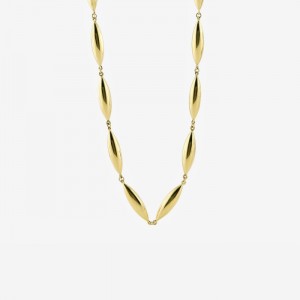 Brazilian Client’s Batch Customization of 925 Silver 18K Gold-Plated Long Necklaces