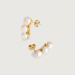 Pearl Stud Earrings Custom OEM/ODM Silver and jewelry Manufacturer