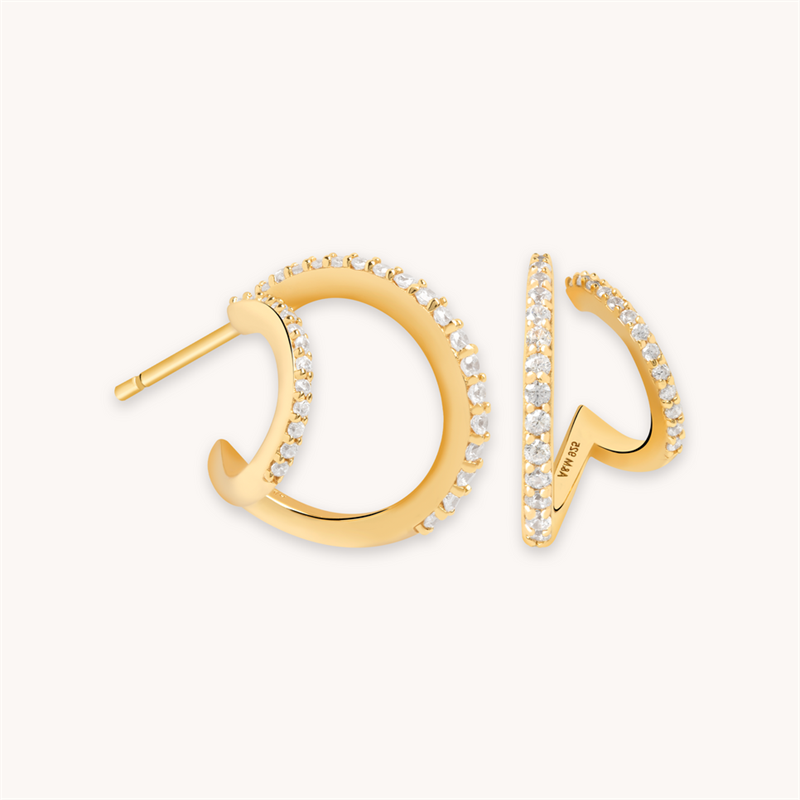 Custom Made Gold Plated Earrings Jewelry with Your Own Designs at JINGYING