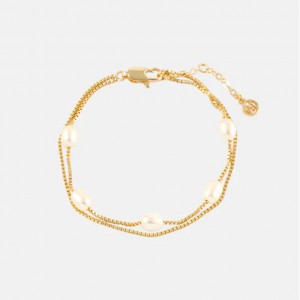Freshwater pearl chain bracelet OEM ODM China jewelry manufacturers