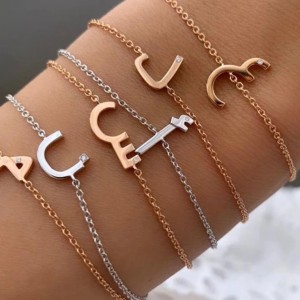 14K Gold plated bracelet custom design in sterling silver CZ jewelry wholesaler