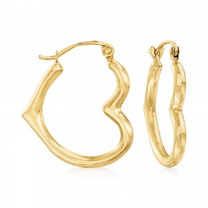 U.S. Silver Jewelry Client Orders 3,500 Pairs of Custom 14kt Yellow Gold Heart Hoop Earrings from JINGYING