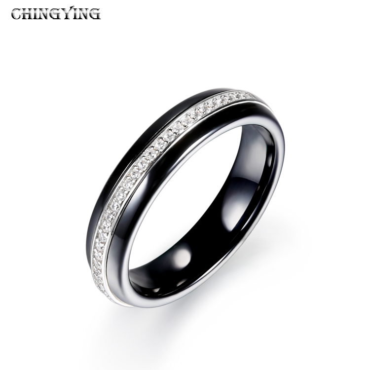 Créateur de bagues en gros personnalisé |Bague en argent sterling en céramique |Bijoux en gros