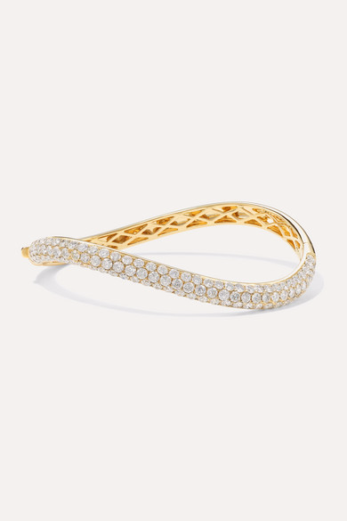 brugerdefinerede engros 18K guld diamant armring 925 sølv fine smykker grossist