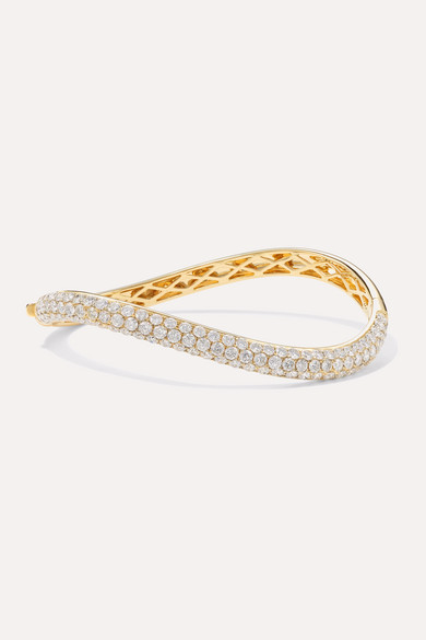 Brazalete de diamantes de oro de 18 quilates al por mayor personalizado mayorista de joyería fina de plata 925