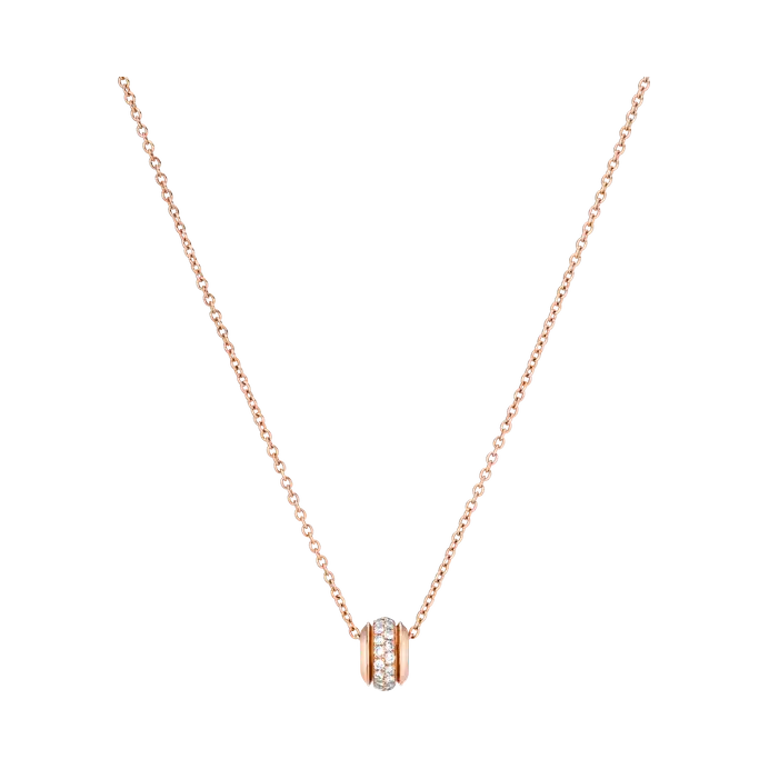 18K roséguld specialtillverkat halsband OEM 925 Sterling Silver Smycken Kina Tillverkare