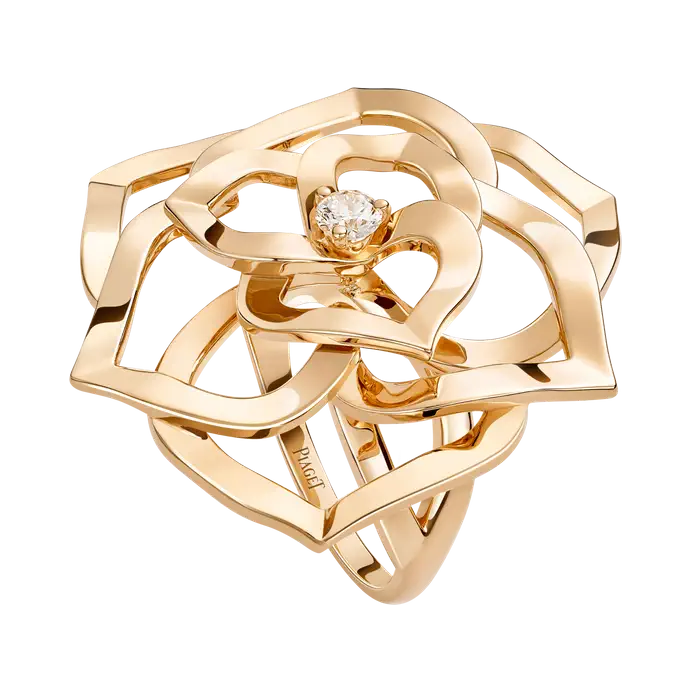 Zakázkový prsten z 18K růžového zlata Sterling Silver OEM Custom Jewelry China custom made OEM
