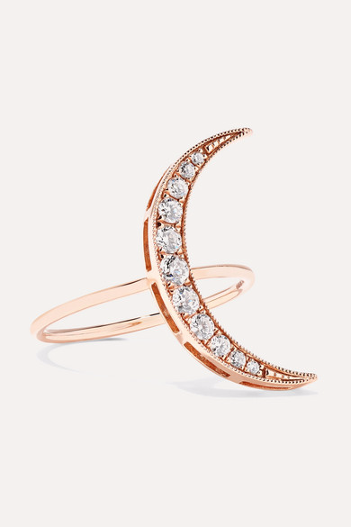 custom wholesale 18K rose gold diamond ring wholesaler