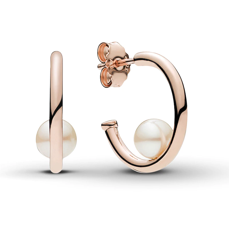 18k Rose Gold Hoop Earrings custom jewelry OEM/ODM Jewelry manufacturers china