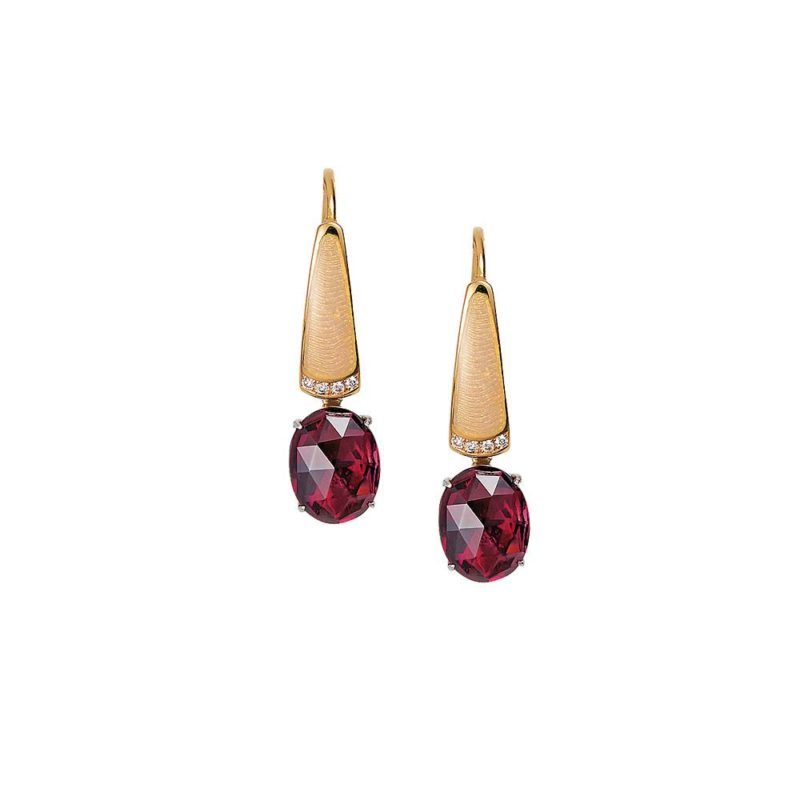 18k gold earrings over sterling silver jewelry OEM supplier