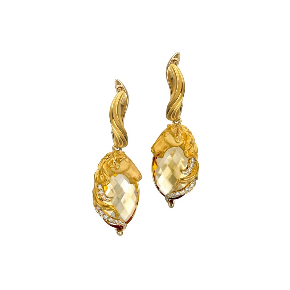18k gold plated OEM/ODM Jewelry sterling silver earrings Custom made silver jewelry