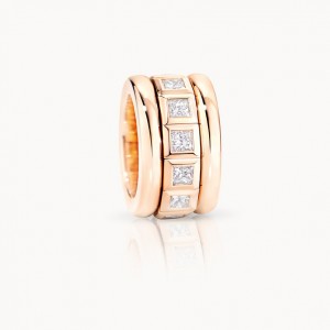 18k rose gold 925 silver ring wholesale