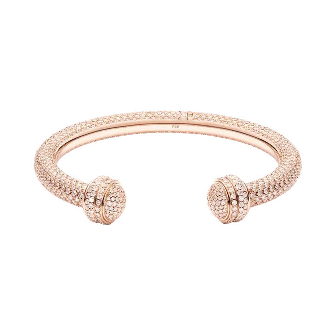 Pulseira aberta em ouro rosa 18k fabricantes de joias personalizadas china joias OEM / ODM