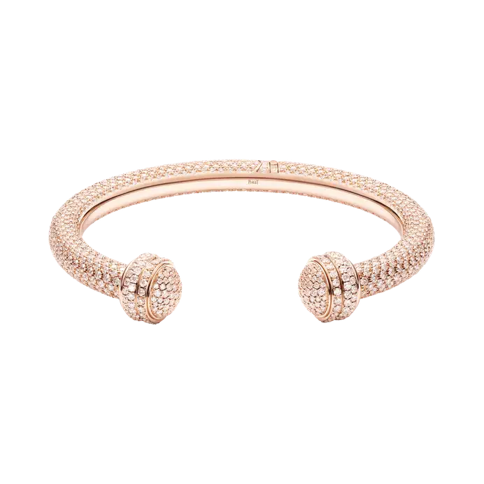 OEM/ODM bijoux 18 carats bracelet ouvert en or rose fabricants de bijoux personnalisés Chine