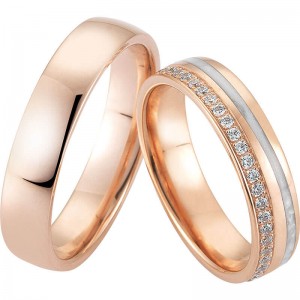 18k rose gold ring factory