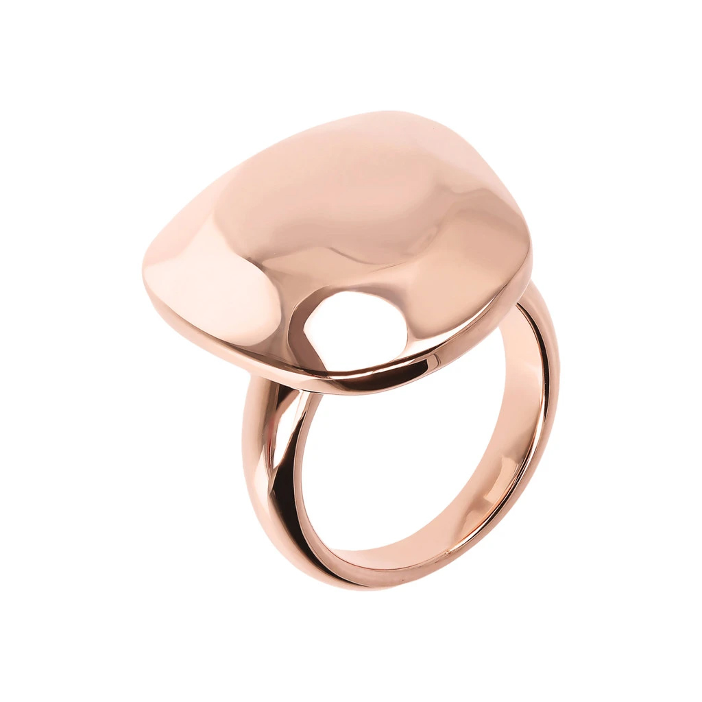 Groothandel 18k roosgoud ring gevul in Sterling Silwer OEM / ODM Juweliersware Cubic Zirconia Ring pasgemaakte groothandelaar