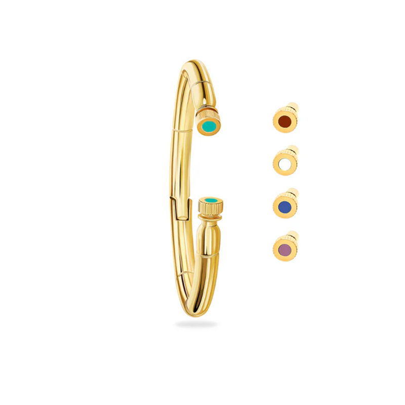 OEM Manufacturer of  Copper Seacap Bangle Vermeil 18K Gold Plated