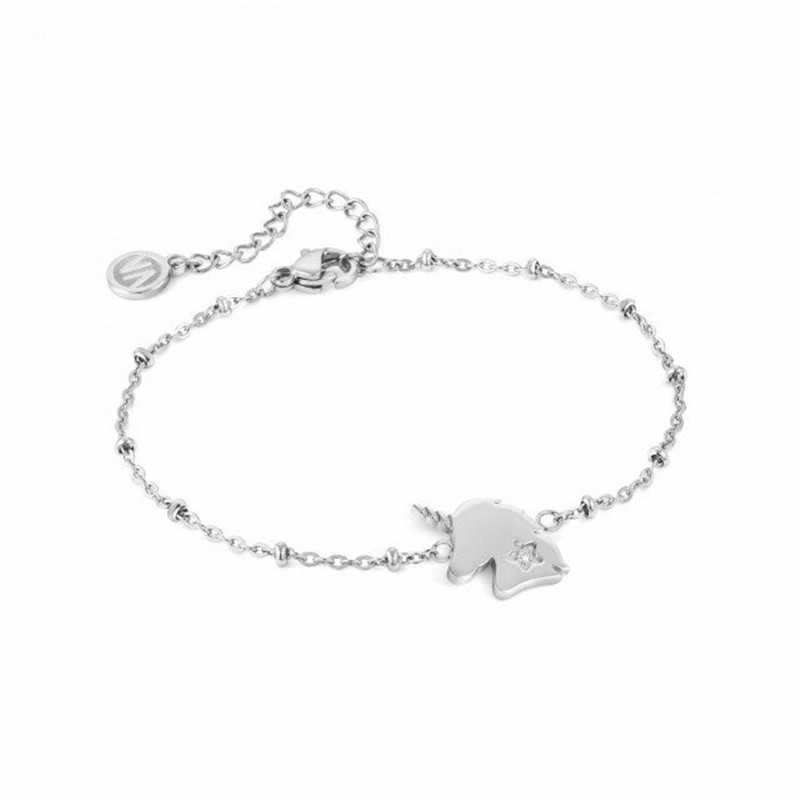 2021 Mode-juweliersware Groothandel Pasgemaakte magiese sterling silwer armband, eenhoorn