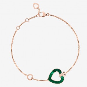 The Phenomenal Success of JINGYING’s Custom Heart-Shaped Malachite Pendant Bracelet in the Turkish Market