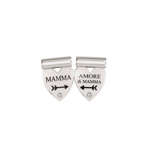 Custom made sterling silver earrings with Logo engraving options
