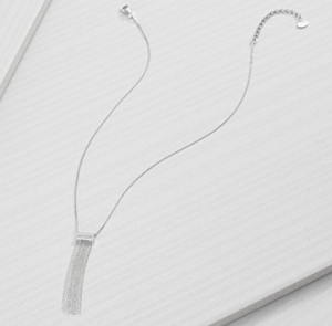 Custom wholesale’Moder  Fringe’ Sterling Silver Pendant, 16+2″