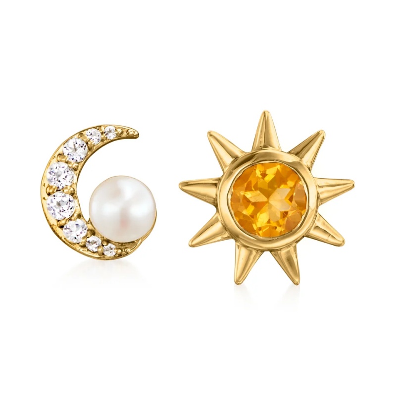 Custom Jewelry oem odm Earrings in 18kt Gold Over Sterling