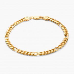 5mm Chain Bracelet Gold Vermeil Wholesale Customized Jewelry