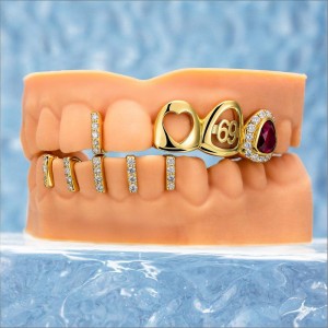 Custom Gold Grillz Teeth Manufacturer