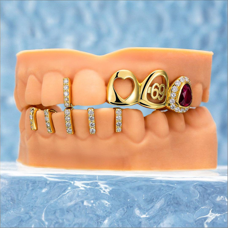 Custom Gold Grillz Teeth Manufacturer
