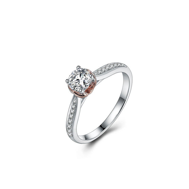 Anpassad grossist tillverkning av silversmycken |Cubic Zirconia Ring Design |Damsmycken Juvelerare grossist