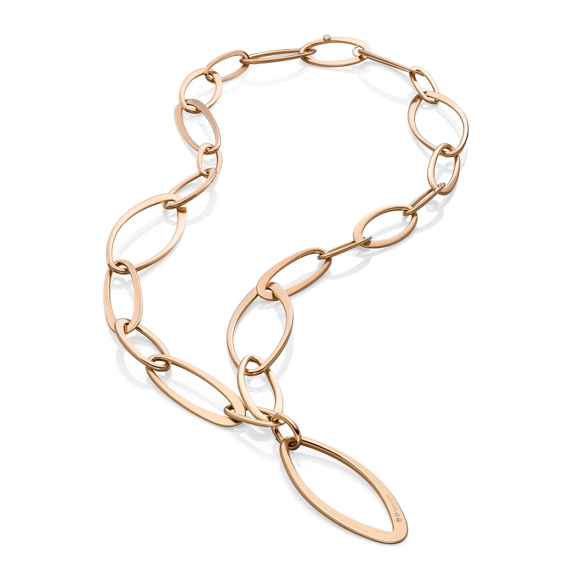 Grossist 925 Rose Gold Pläterad OEM/ODM smycken Sterling Silver halsband anpassade smycken tillverkare grossist