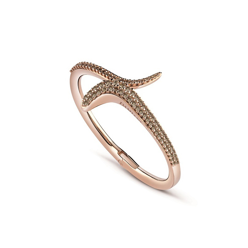 Wholesale 925 silver OEM/ODM Jewelry custom Pink gold plated bracelet odm jewelry