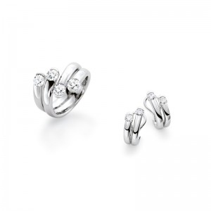 Bague et boucles d'oreilles en argent 925, fournisseur de bijoux personnalisés